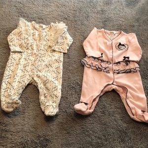 BEBE SNAP ONESIE PAJAMAS - EXCELLENT CONDITION